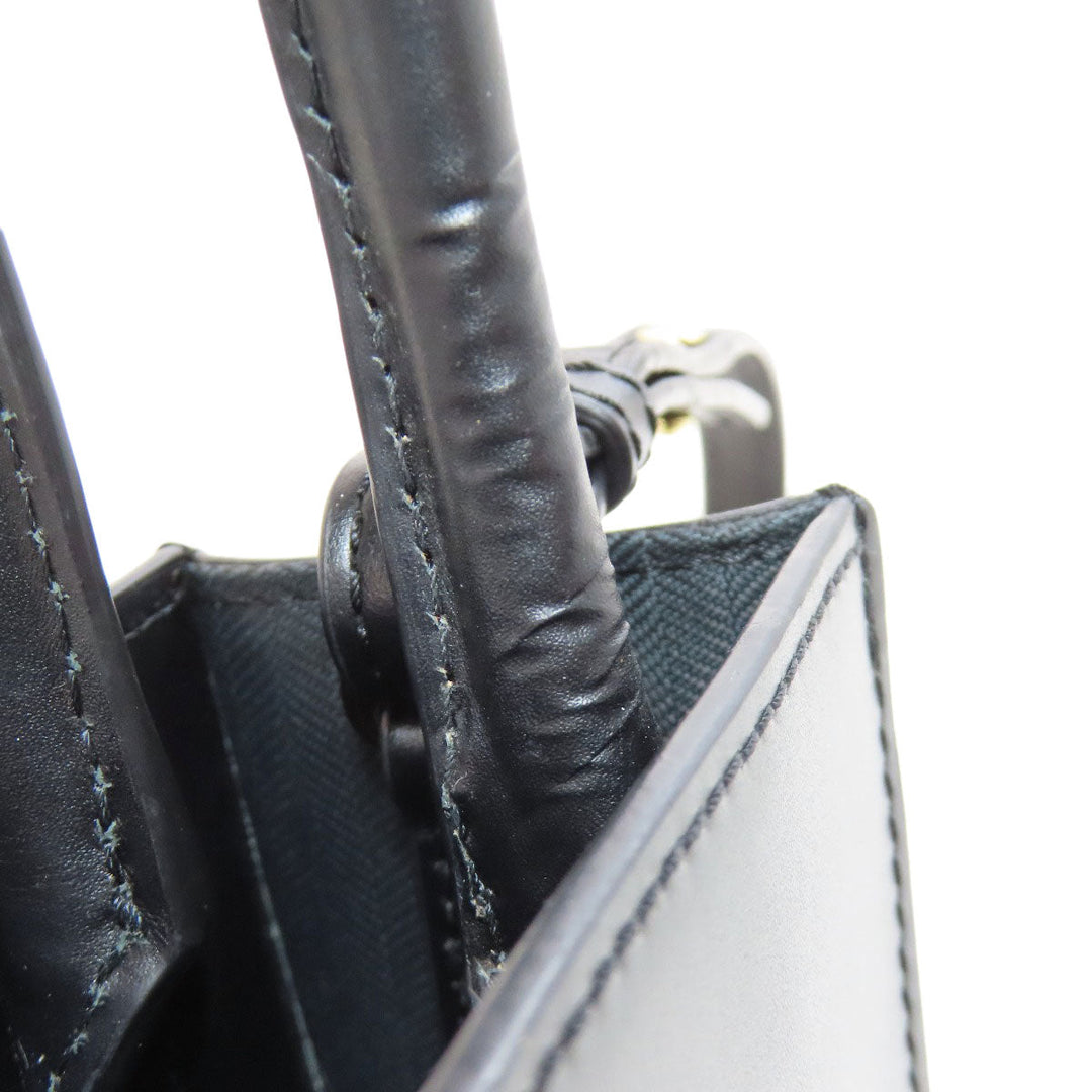 LOEWE Handbag Calfskin black 2WAY Women Used Authentic