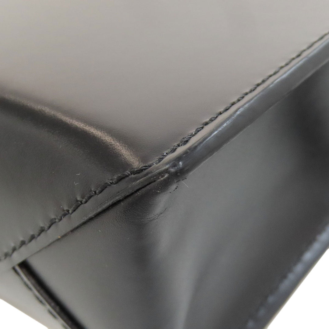LOEWE Handbag Calfskin black 2WAY Women Used Authentic