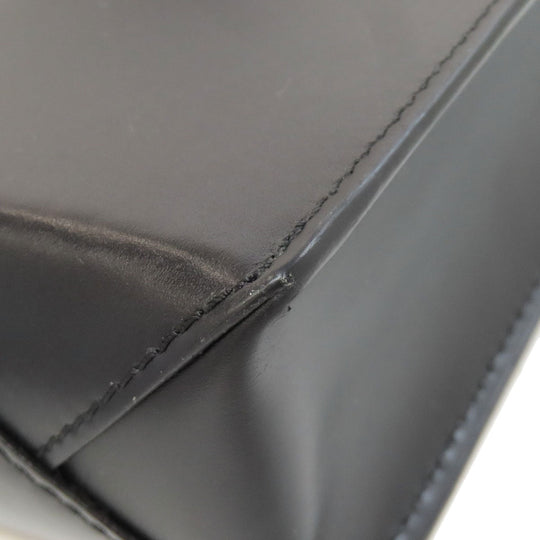 LOEWE Handbag Calfskin black 2WAY Women Used Authentic