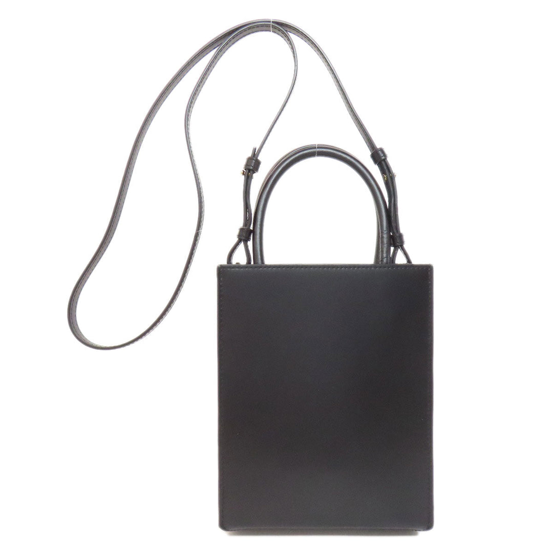 LOEWE Handbag Calfskin black 2WAY Women Used Authentic