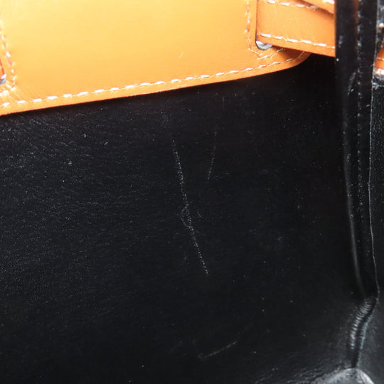 LOEWE Handbag Calfskin Brown Lazo 2WAY