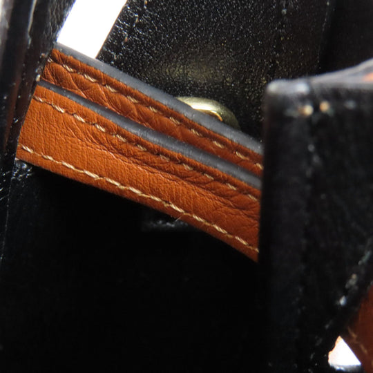 LOEWE Handbag Calfskin Brown Lazo 2WAY