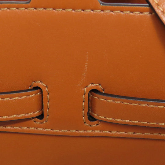 LOEWE Handbag Calfskin Brown Lazo 2WAY