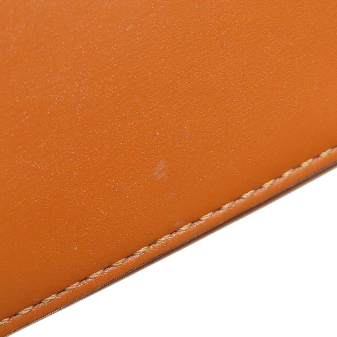 LOEWE Handbag Calfskin Brown Lazo 2WAY