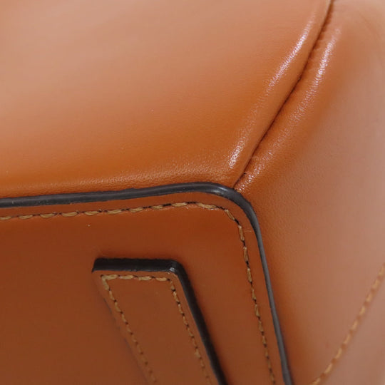 LOEWE Handbag Calfskin Brown Lazo 2WAY