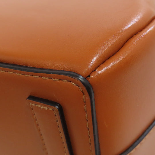 LOEWE Handbag Calfskin Brown Lazo 2WAY