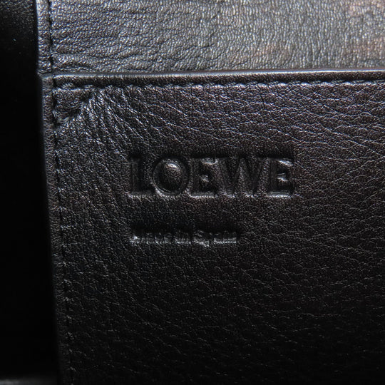 LOEWE Handbag Calfskin Brown Lazo 2WAY
