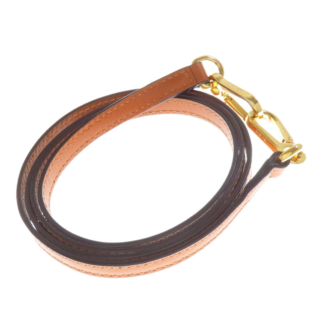 LOEWE Handbag Calfskin Brown Lazo 2WAY