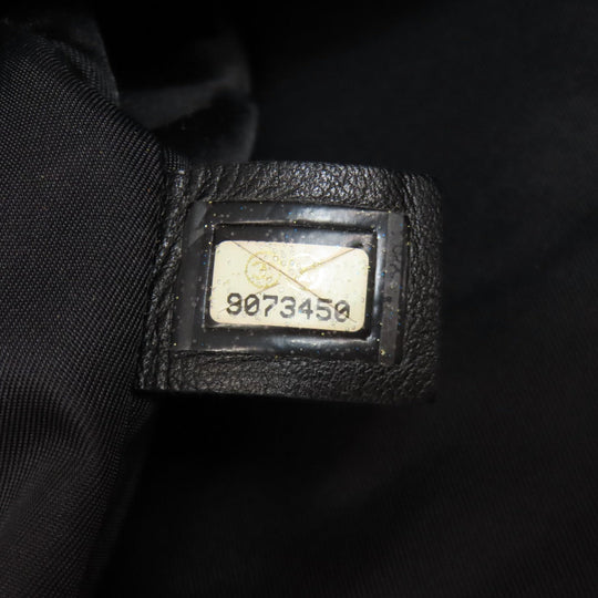 CHANEL Tote Bag Nylon jacquard black New Travel MM