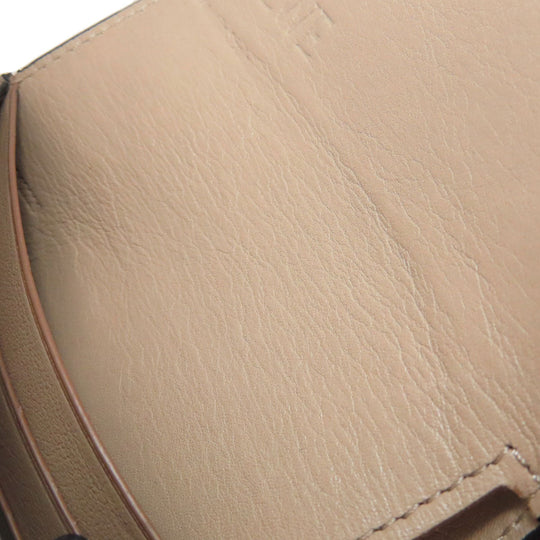 LOEWE Bifold Wallet Calfskin Brown anagram