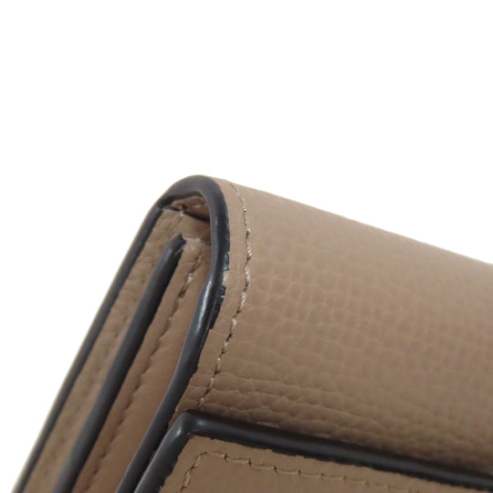 LOEWE Bifold Wallet Calfskin Brown anagram