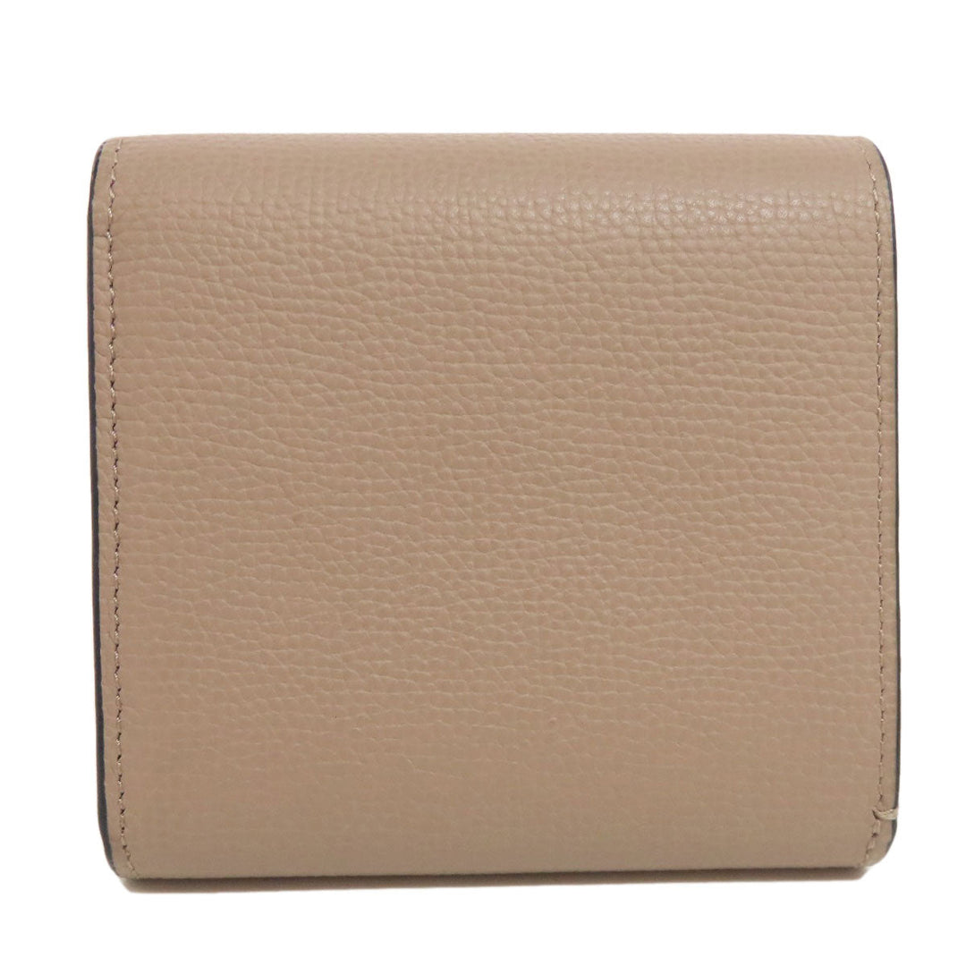 LOEWE Bifold Wallet Calfskin Brown anagram