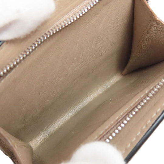 LOEWE Bifold Wallet Calfskin Brown anagram