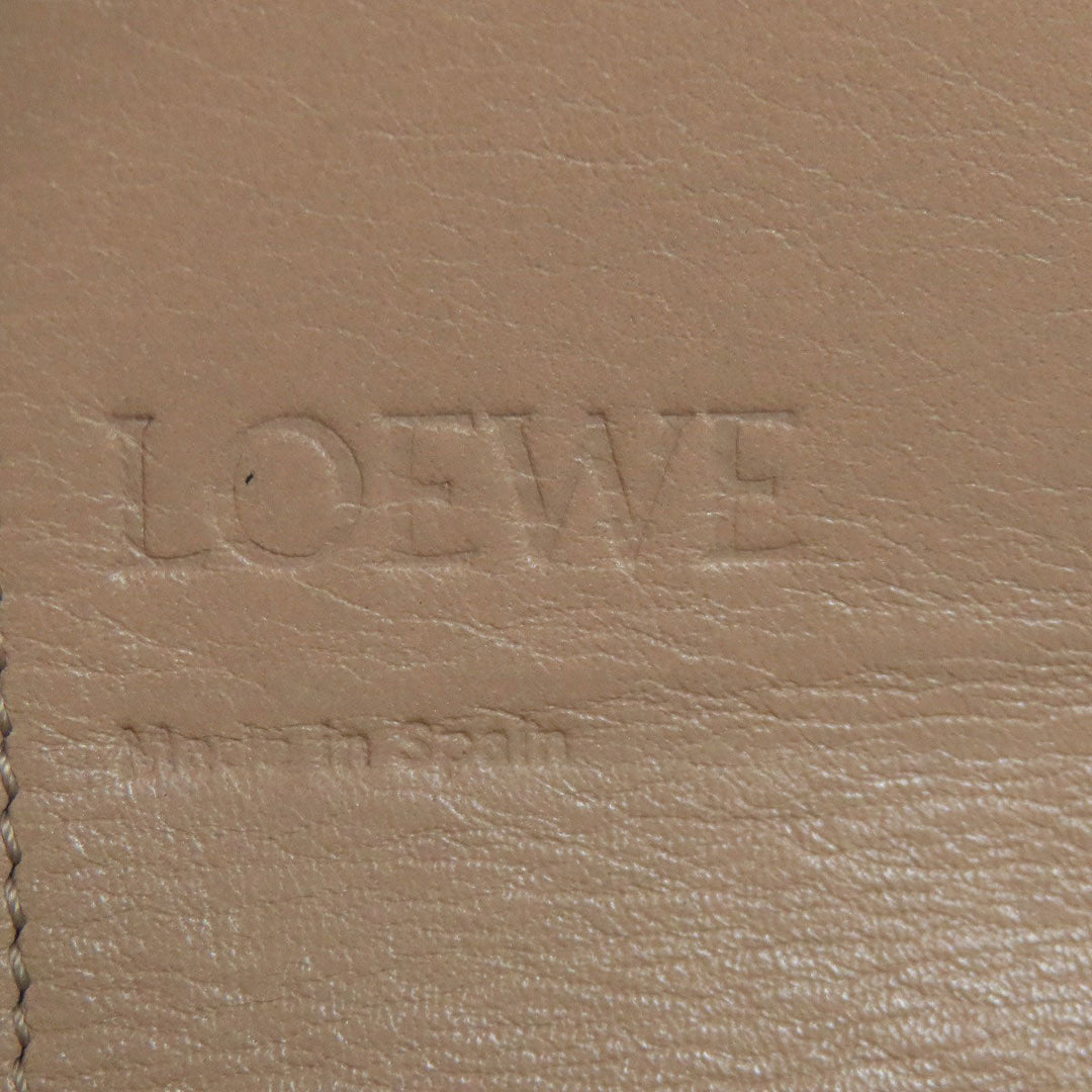LOEWE Bifold Wallet Calfskin Brown anagram