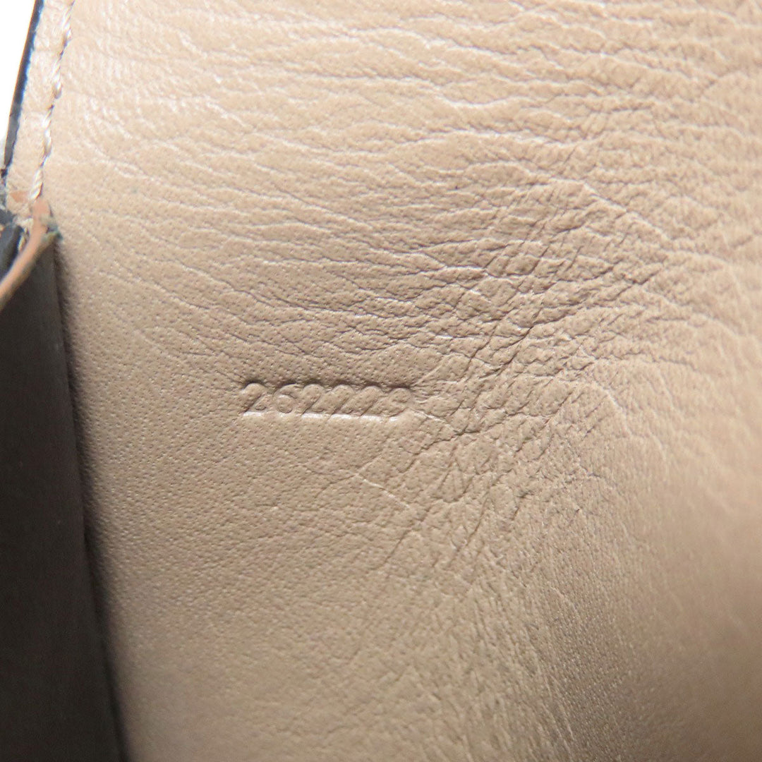 LOEWE Bifold Wallet Calfskin Brown anagram