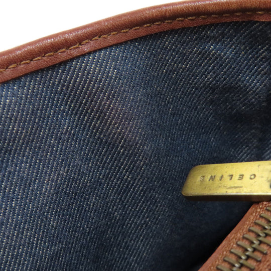 CELINE Handbag denim Navy Boogie bag