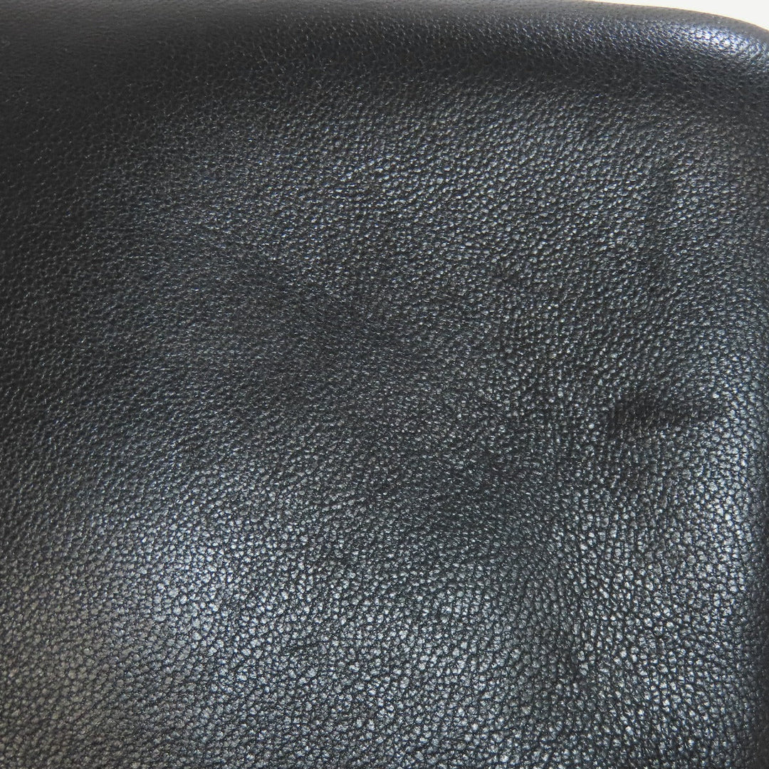 JIL SANDER Handbag leather black 2WAY Women Used Authentic