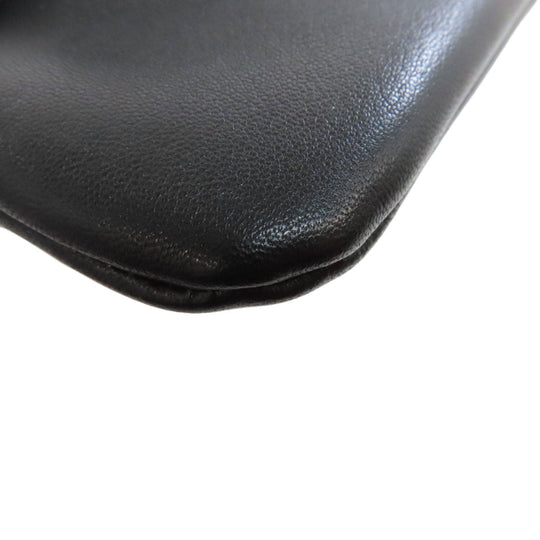 JIL SANDER Handbag leather black 2WAY Women Used Authentic