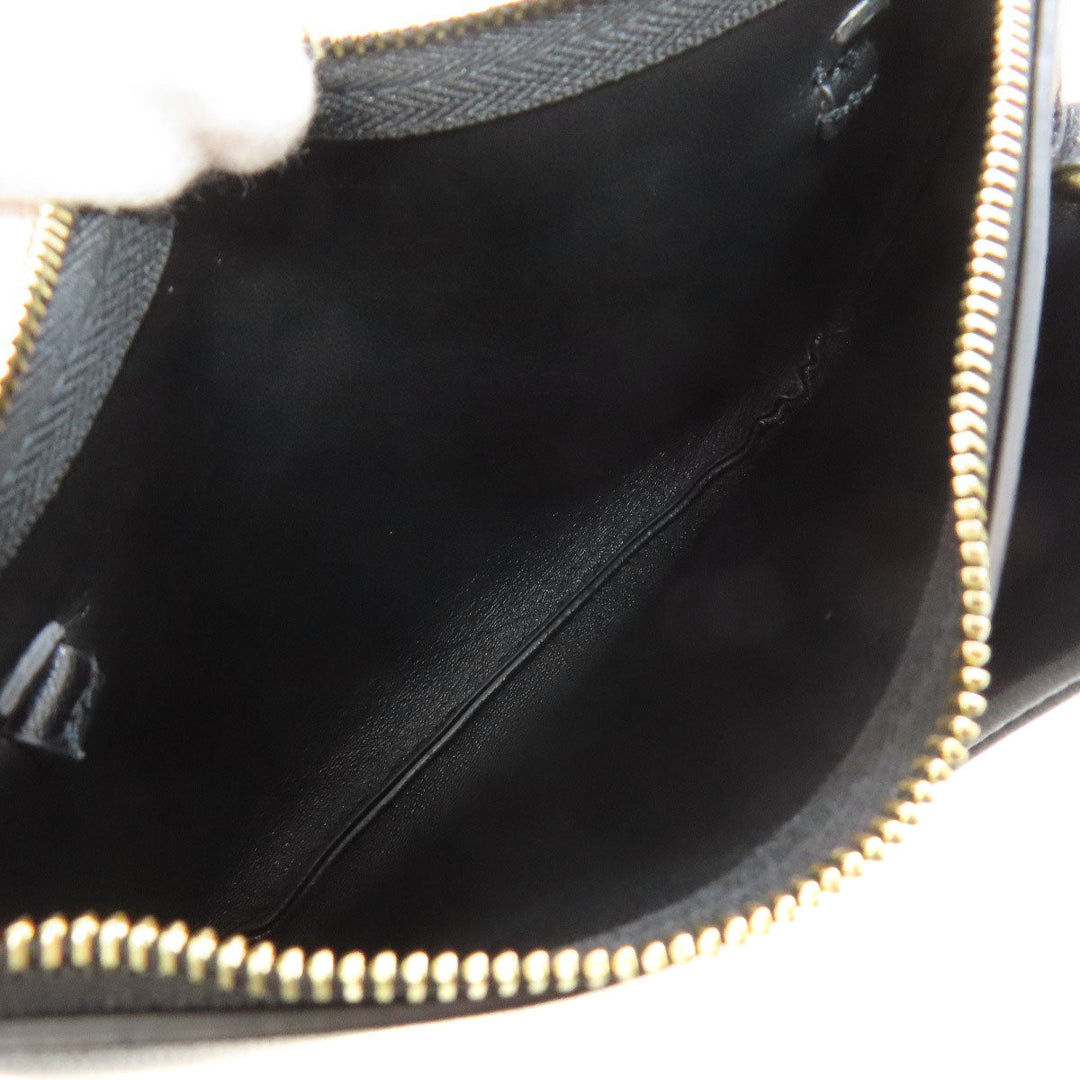 JIL SANDER Handbag leather black 2WAY Women Used Authentic