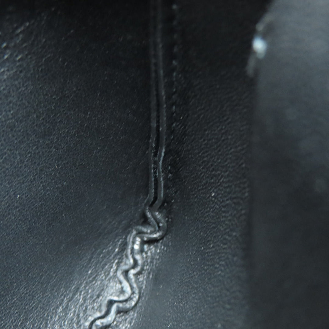 JIL SANDER Handbag leather black 2WAY Women Used Authentic