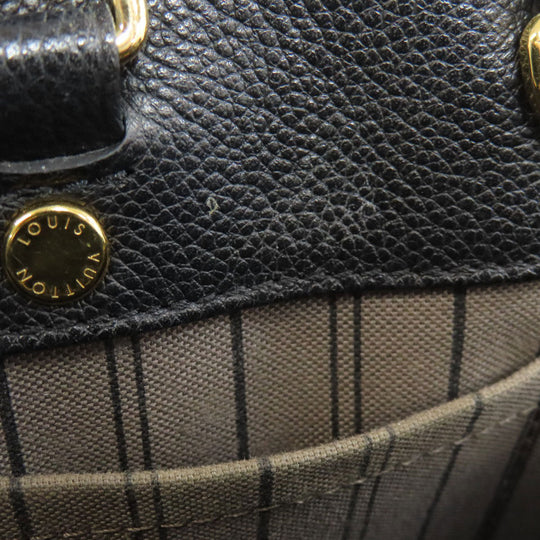 LOUIS VUITTON Handbag M41053 Ann Platt black Montaigne BB