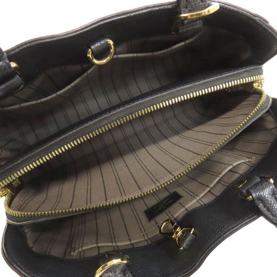 LOUIS VUITTON Handbag M41053 Ann Platt black Montaigne BB