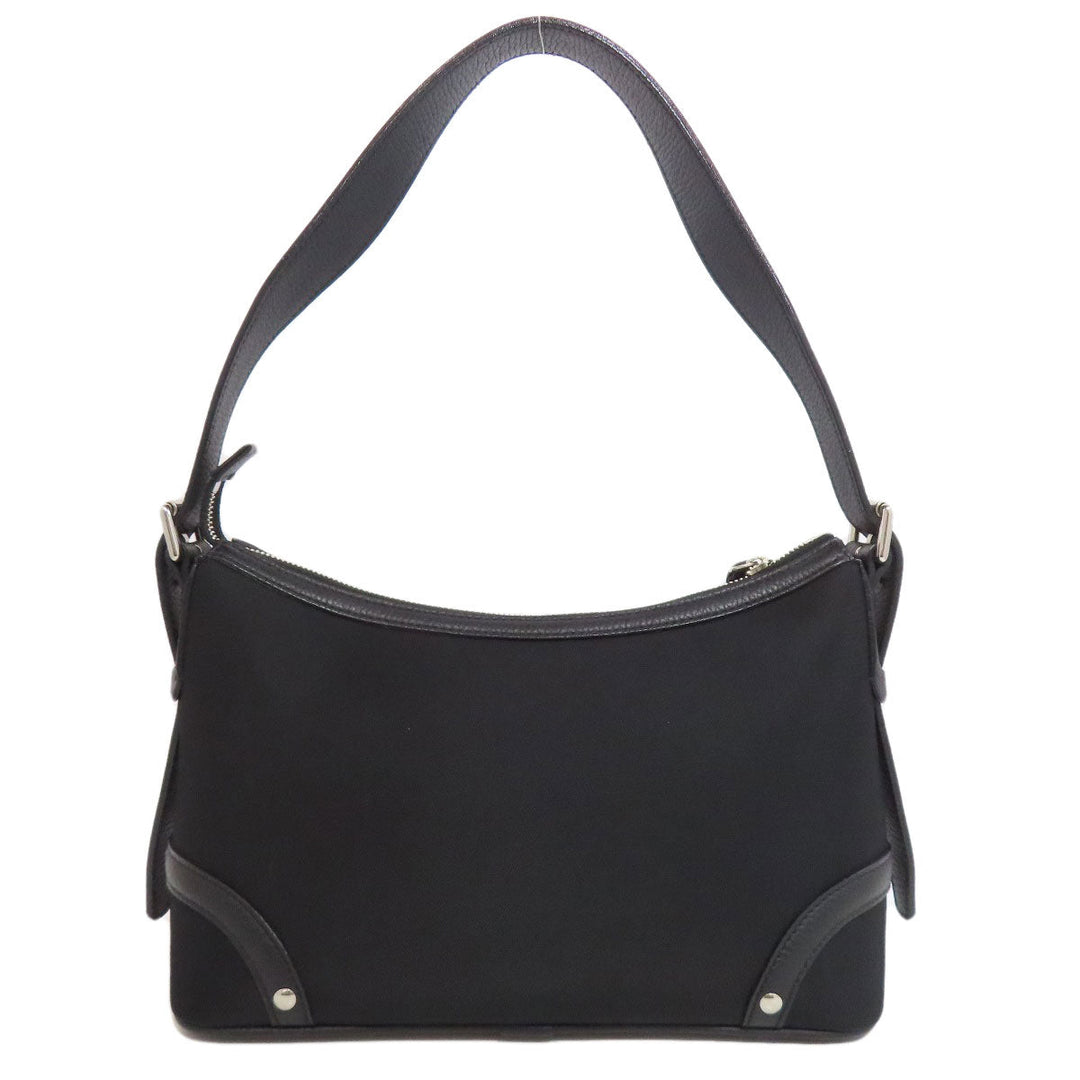 BURBERRY Shoulder Bag Nylon black Nova Check One Belt