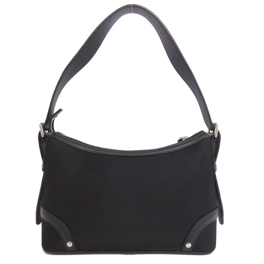 BURBERRY Shoulder Bag Nylon black Nova Check One Belt