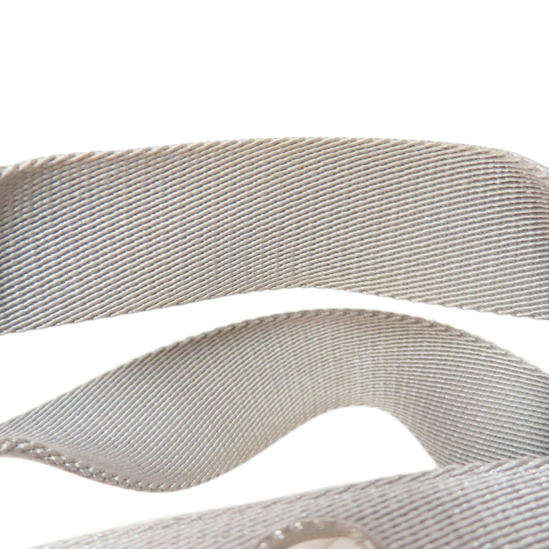 Herve Chapelier Handbag cotton gray Boat-shaped tote