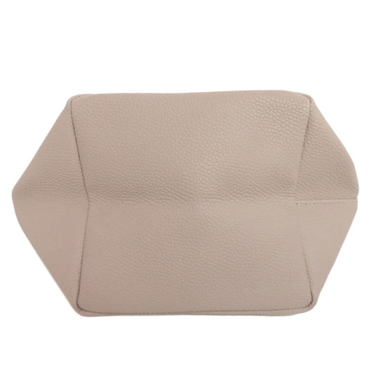 Herve Chapelier Handbag cotton gray Boat-shaped tote