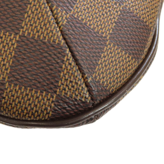 LOUIS VUITTON Shoulder Bag N42251 Damier canvas Brown Bloomsbury PM Women Used Authentic