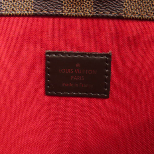 LOUIS VUITTON Shoulder Bag N42251 Damier canvas Brown Bloomsbury PM Women Used Authentic