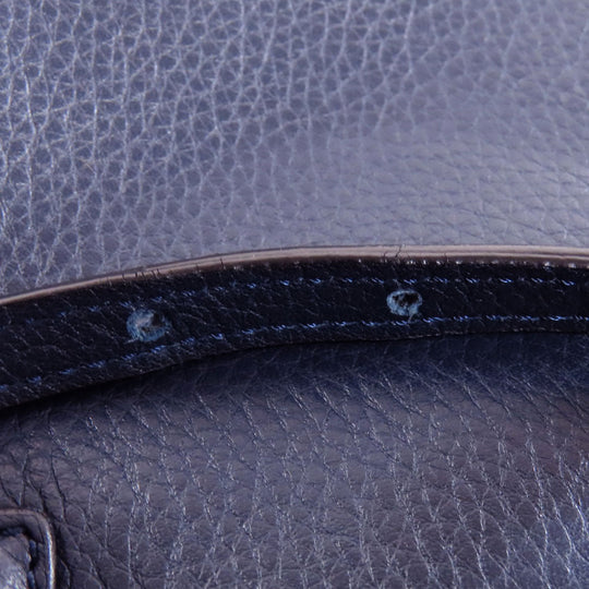 LOEWE Handbag Calfskin blue Amazona 23 2WAY Women Used Authentic