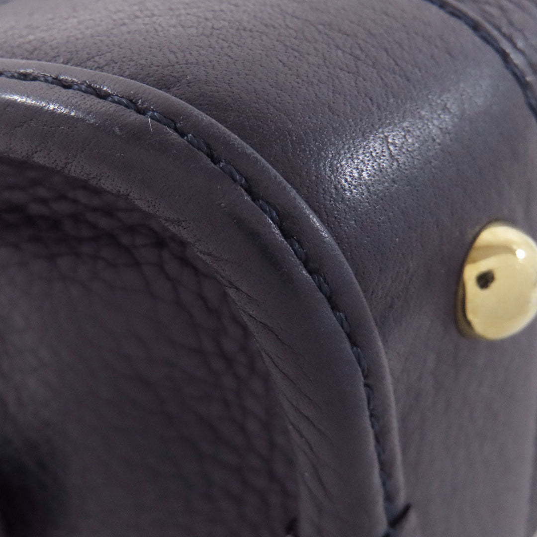 LOEWE Handbag Calfskin blue Amazona 23 2WAY Women Used Authentic
