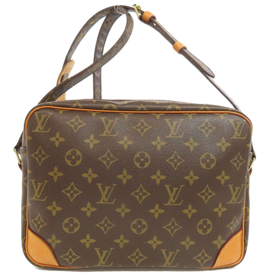 LOUIS VUITTON Shoulder Bag M45244 Monogram canvas Brown Nil Women Used Authentic
