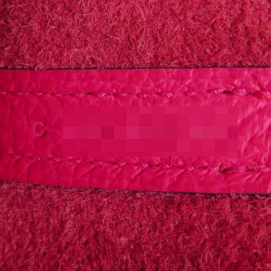 HERMES Handbag Taurillon Clemence pink Picotin Lock PM SilverMetal