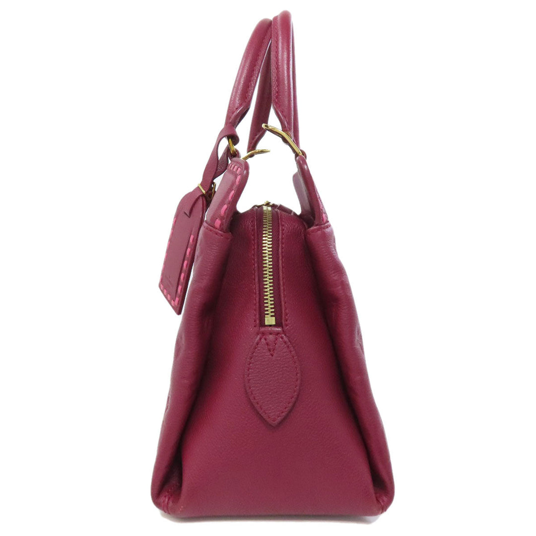 LOUIS VUITTON Tote Bag M43249 Ann Platt Red Empreinte Beaujeu