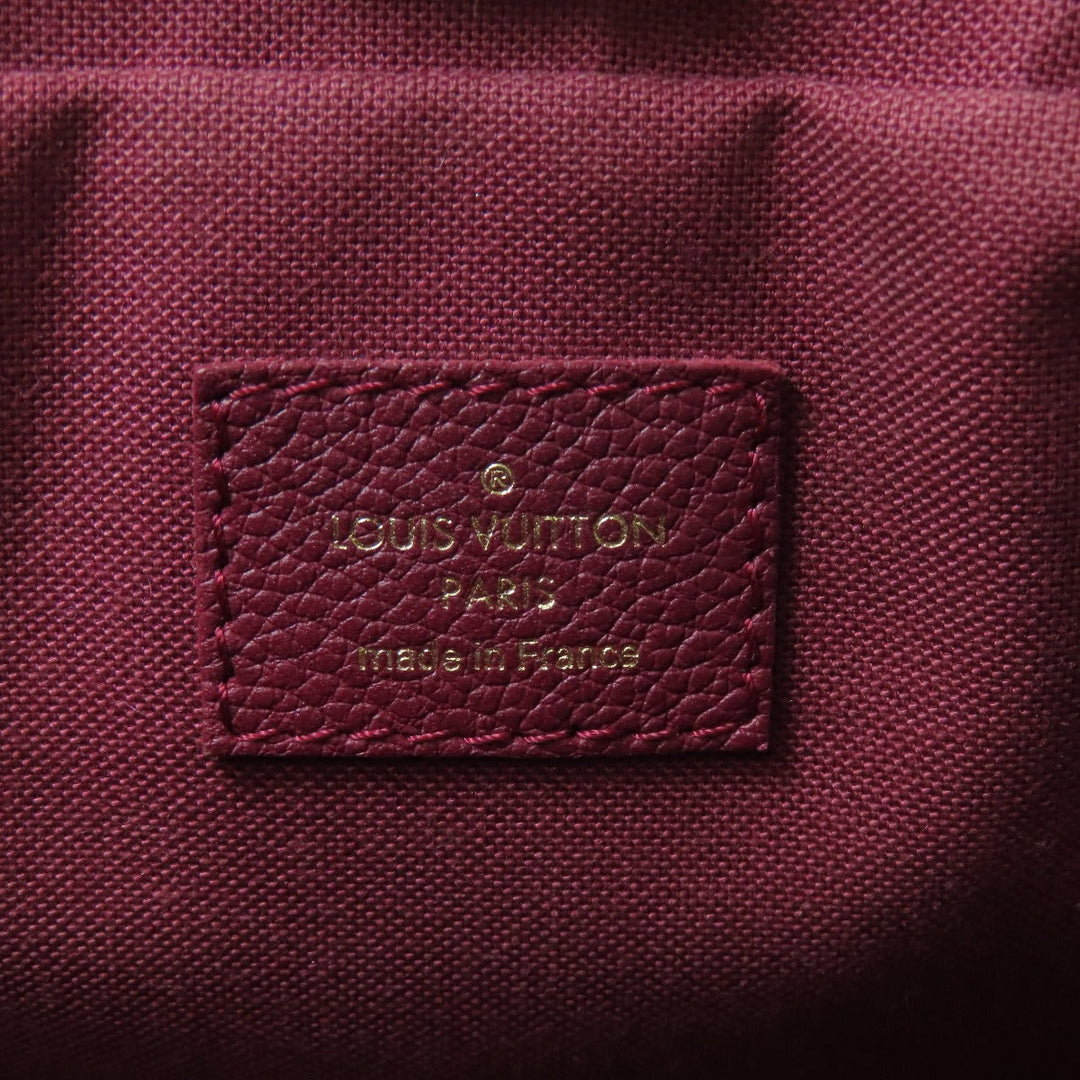 LOUIS VUITTON Tote Bag M43249 Ann Platt Red Empreinte Beaujeu