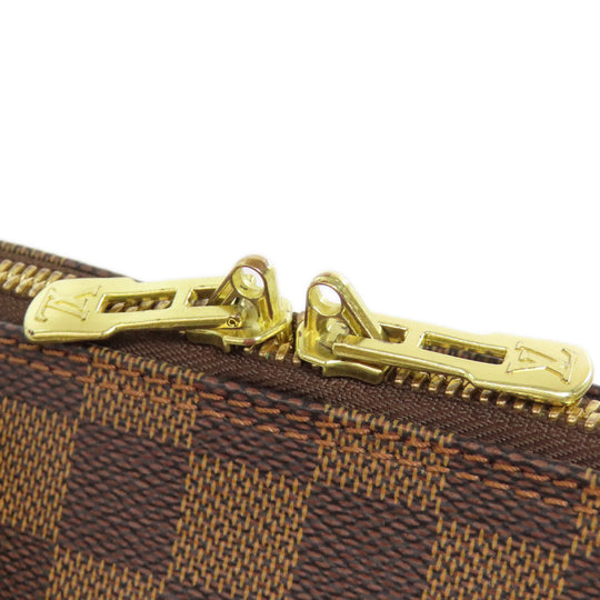 LOUIS VUITTON Handbag N51131 Damier canvas Brown Alma Women Used Authentic