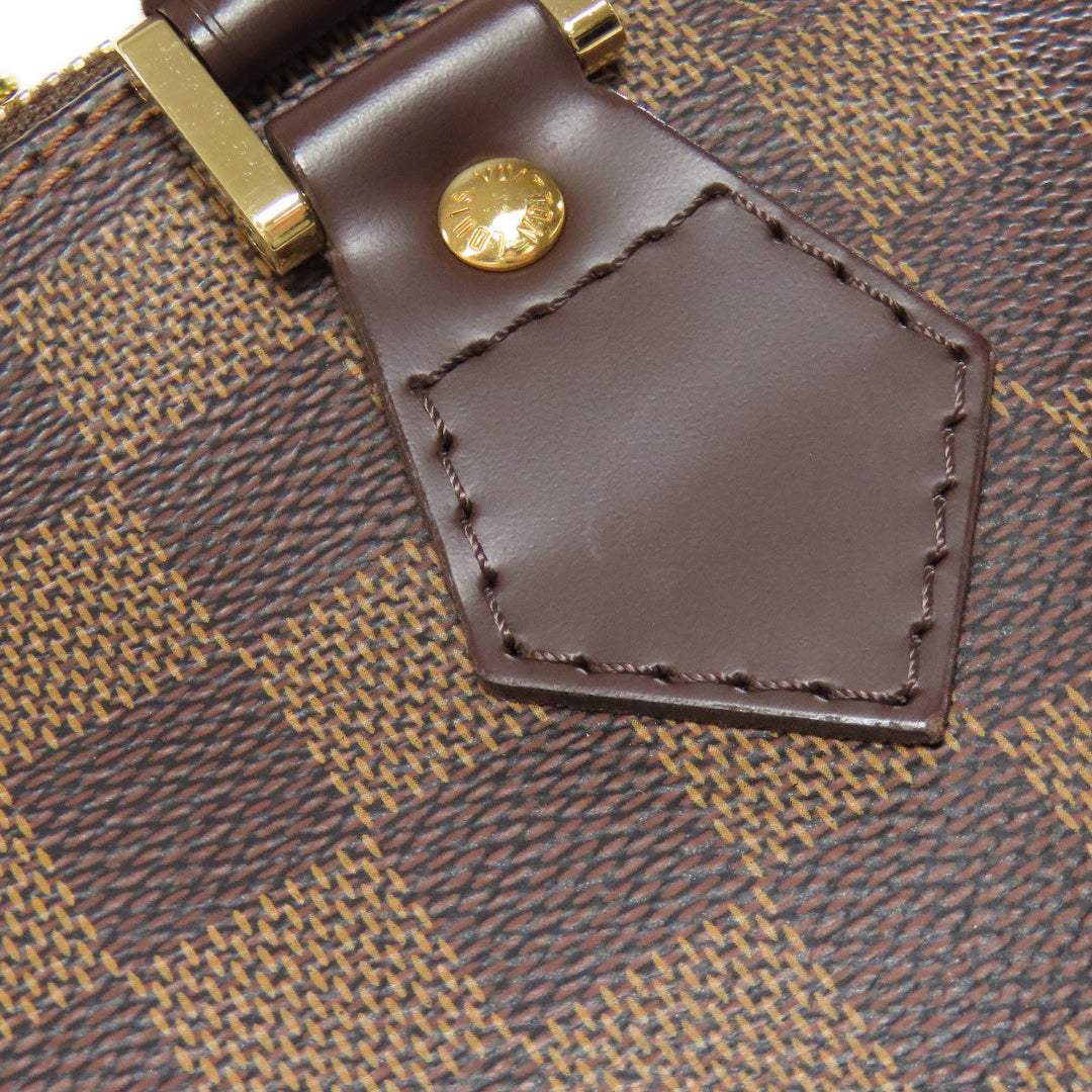 LOUIS VUITTON Handbag N51131 Damier canvas Brown Alma Women Used Authentic