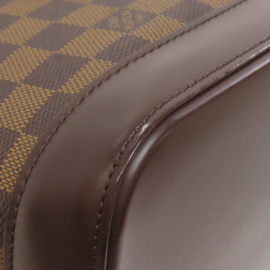 LOUIS VUITTON Handbag N51131 Damier canvas Brown Alma Women Used Authentic
