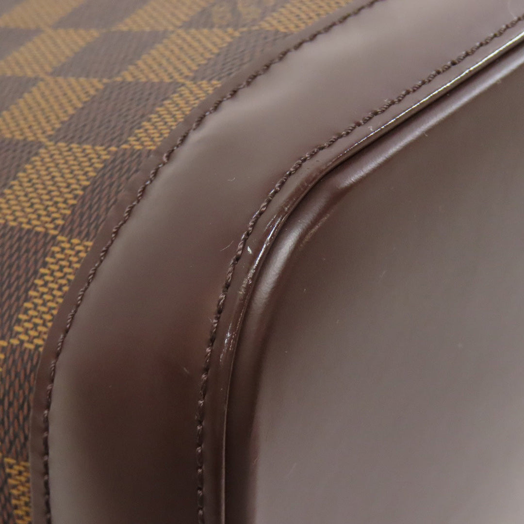 LOUIS VUITTON Handbag N51131 Damier canvas Brown Alma Women Used Authentic