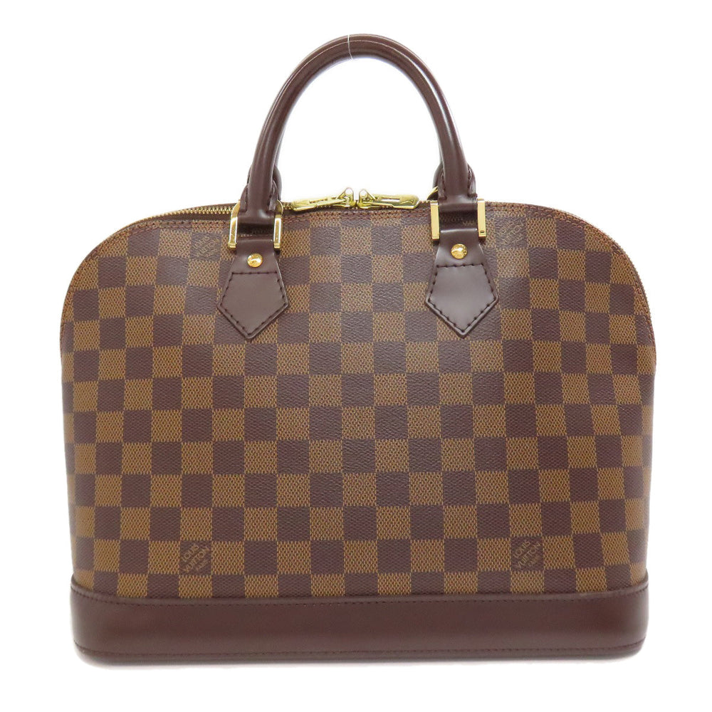 LOUIS VUITTON Handbag N51131 Damier canvas Brown Alma Women Used Authentic