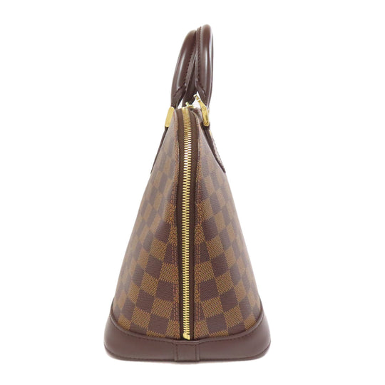 LOUIS VUITTON Handbag N51131 Damier canvas Brown Alma Women Used Authentic