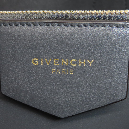 Givenchy Tote Bag canvas Navy logo Women Used Authentic