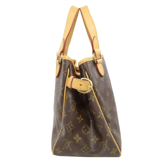 LOUIS VUITTON Handbag M51156 Monogram canvas Brown Batignolles