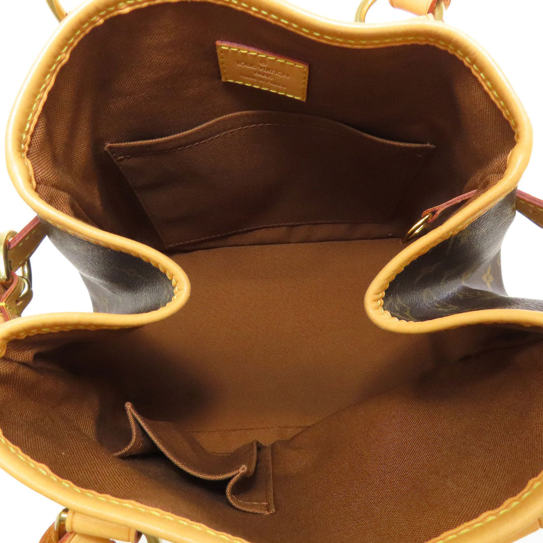 LOUIS VUITTON Handbag M51156 Monogram canvas Brown Batignolles