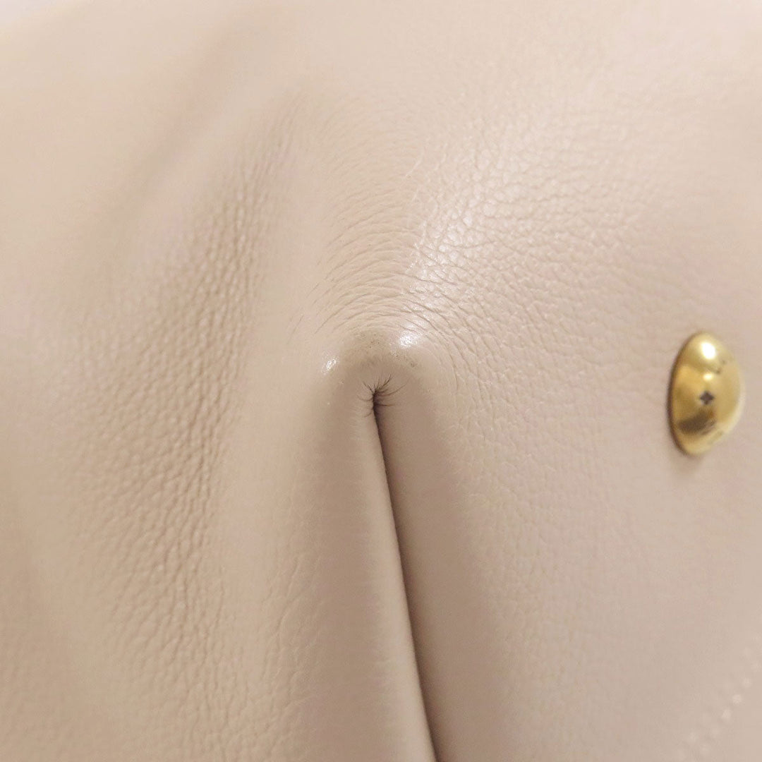 LOUIS VUITTON Tote Bag M25022 Calfskin beige Lowkey Hobo MM