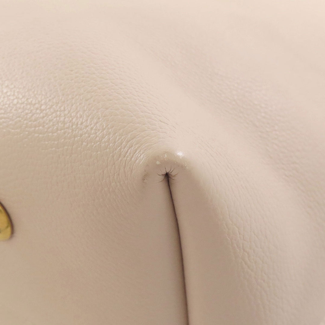 LOUIS VUITTON Tote Bag M25022 Calfskin beige Lowkey Hobo MM