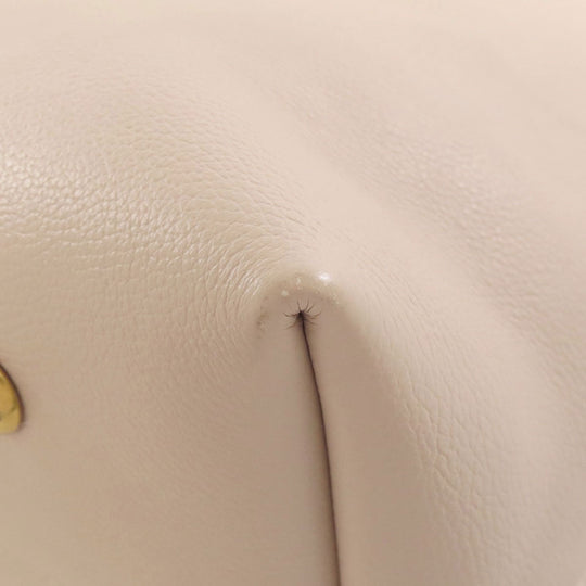 LOUIS VUITTON Tote Bag M25022 Calfskin beige Lowkey Hobo MM